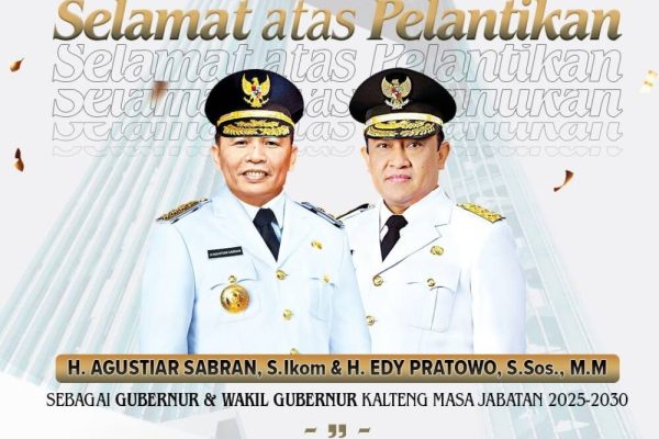 Bupati dan Wakil Bupati Palangkaraya Periode 2025-2030