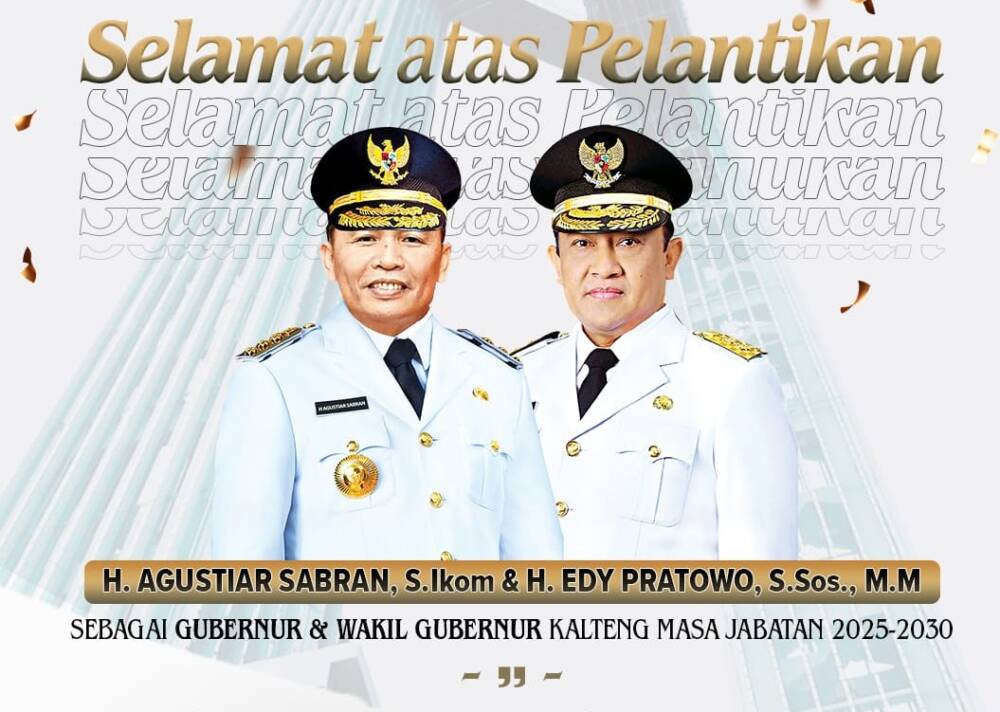Bupati dan Wakil Bupati Palangkaraya Periode 2025-2030